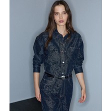İpekyol Denim Görünümlü Gömlek Ceket IW6260148015AC7