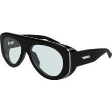 Bottega Veneta BV1362S 004 Siyah Açık Mavi Unisex Güneş Gözlüğü