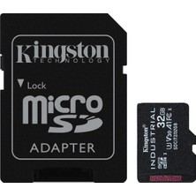 Kingston SDCIT2-32GB 32GB Microsdhc Industrial C10 A1 Pslc Card + Sd Adapter Hafıza Kartı (Kdo)