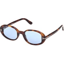Tom Ford TF1364 53V Blonde Havana Mavi Kadın Güneş Gözlüğü