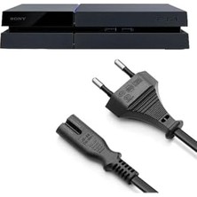 Ps4 Güç Kablosu 1.2m Playstation 4 Fat Kasa Uyumlu Ps4 Kablo Yedek Parça
