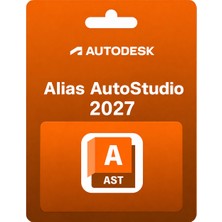 Autodesk Alias Autostudio 2027 - 3 Yıl Full Sürüm (Windows)