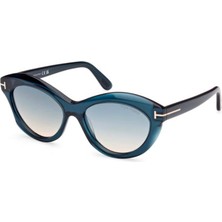 Tom Ford Toni FT1111 92P Shiny Blue Kadın Güneş Gözlüğü