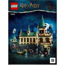 LEGO 76389 Hogwarts Chamber Of Secrets - Yapım Kılavuzu / Stıcker -
