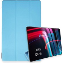 Royaleks Apple Ipad Air 5 (2022) Kılıf Tablet Smart Kılıf - Açık Mavi
