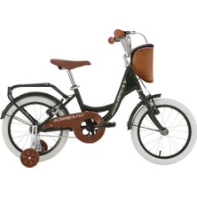 Bisan Sorrento S - 16'' Jant Çantalı Çocuk Bisikleti - Yeşil Gümüş