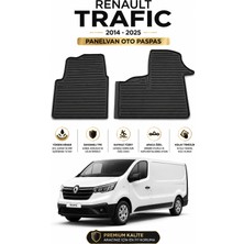 Black Gold Renault Trafic 2014-2025 2d Kauçuk Oto Paspas Kaymaz Araca Özel