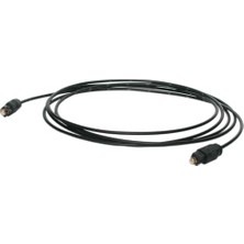 Optik Ses Kablosu Toslink - Toslink 3 Metre Ywl2.2 Dijital Audio Fiber Optik Kablo Tv Soundbar Hoparlör Ses Sistemleri Için Optik Bağlantı Kablosu | ZR146 (Siyah 3 Metre)