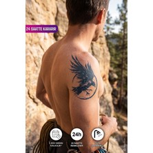 BP Tattoo Kuzgun Dövmesi 24 Saatte Kararan 1 Ay Kalıcı Geçici Döve