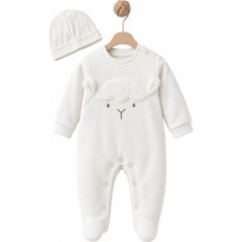 BabyCosy Organic Wear Bebek Tulum Şapka %100 Organik Pamuk , Bebek - Yenidoğan- CSY8307