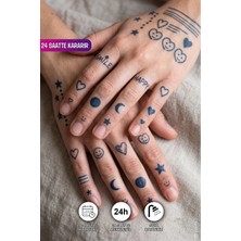 BP Tattoo 24 Saatte Beliren Yarı Kalıcı Minimal El, Parmak, Eklem Dövmesi