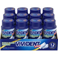Vivident Damla Sakızı Aromalı Şekersiz Tatlandırıcı Şekersiz Draje Sakız 67 G x 12 Adet