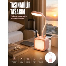 Nilavia Modern Tasarımlı Şarj Edilebilir LED Gece Lambası - AL002A-62TWI0