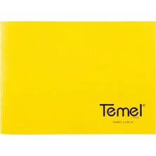 Temel Resim Defteri Sarı 15x21 cm 16 Sayfa