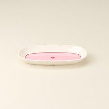 Evidea Kitchen Rosa Kayık Salata Kasesi - Pembe / Kırmızı - 29 cm
