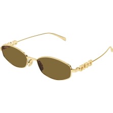 Gucci GG1802S 005 Altın Kahverengi Kadın Güneş Gözlüğü