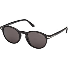 Tom Ford Prescott-02 FT1331 01A Erkek Siyah Round Güneş Gözlüğü