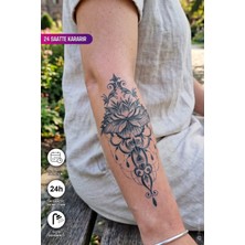 BP Tattoo 1 Ay Kalıcı Kelebek ve Mandala Motifli Suya Dayanıklı Geçici Dövme
