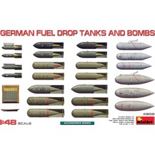 Miniart 49021 1:48 Alman Yakıt Tankları ve Bombaları
