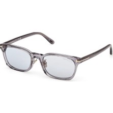Tom Ford FT1350 20A Kadın Şeffaf Gri Rectangular Güneş Gözlüğü