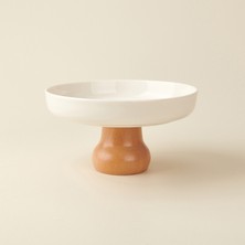 Madas Berry Lefkoşa Meyvelik - Beyaz / Açık Kahverengi - 24 cm