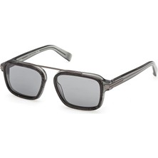 Zegna EZ0299 20A Grey Striped Erkek Güneş Gözlüğü