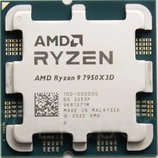 Amd Ryzen 9 9900X3D 4.4ghz 5.5ghz 144MB 12C-24T 120W Am5 Tray (Kdo)