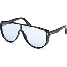 Tom Ford TF1182 01V Siyah Mavi Unisex Güneş Gözlüğü