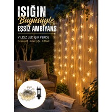 Nilavia Dekoratif Yıldız LED Aydınlatma 20 Ledli 5 Metre Günışığı Yeni Nesil - AL002A-62TTF4