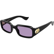 Valentino VG0016S 002 Black Violet Rectangle Güneş Gözlüğü