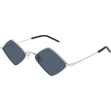 Yves Saint Laurent Sl 302 Lisa 012 Unisex Silver Geometrik Güneş Gözlüğü