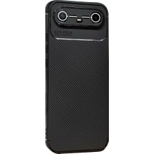 Gpack Tecno Spark Slim 5g Kılıf Negro Karbon Desen Silikon