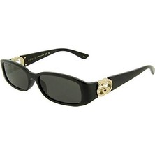 Gucci GG1661S 001 Siyah Gri Kadın Güneş Gözlüğü