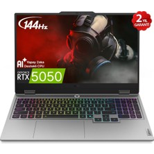 Lenovo Loq Ryzen 7-250 24GB Ram 2tb SSD 15.6" Fhd 144Hz RTX5050 8gb 100W Gddr7 Windows 11 Pro 83JG008VTRUT7