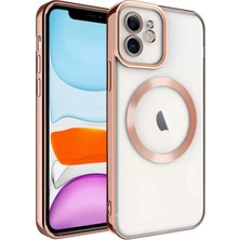 Royaleks Apple Iphone 11 Kılıf Kross Magneticsafe Kapak - Rose