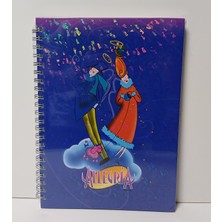 Gıpta Allegria Spiralli Sert Kapak Kareli Defter A4 140 Yaprak