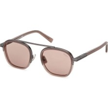 Zegna EZ0231 45E Shiny Light Brown Erkek Güneş Gözlüğü