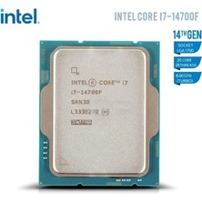 Intel Core I7 14700F Tray 2.1ghz 20 Çekirdek 33MB L3 Önbellek Soket 1700 Kutusuz Işlemci (Kdo)