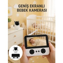 Nilavia 720P Hd Gece Görüşlü Kablosuz Bebek Kamerası Iki Yönlü Sesli Yeni Nesil - AL002A-62U2X6