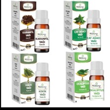 Maske Seti Kekik Karanfil Okaliptüs Çay Ağacı Yağı 20 ml