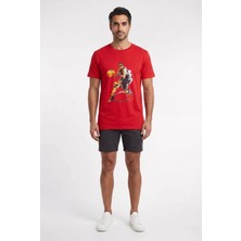 Usa Future Gen Allen Kırmızı Dar Kalıp Erkek T-Shirt 142068