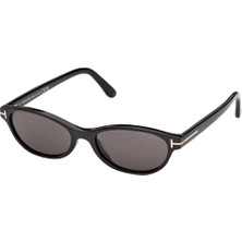 Tom Ford Chloe-02 FT1310 01A Kadın Siyah Oval Güneş Gözlüğü