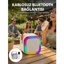 Nilavia Karaoke Mikrofon Hoparlör Seti 6 Saat Kullanım Süresi Yeni Nesil - AL002A-62WJ02