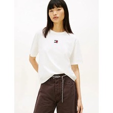 Tommy Hilfiger Kadın Tjw Boxy Fit Badge T-Shirt