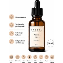 Capeso White Lotus Esansiyel Yağı 20 ml - Buhurdanlık ve Difüzör Kokusu