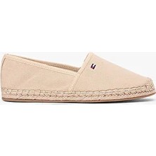 Tommy Hilfiger Kadın Flag Canvas Espardil