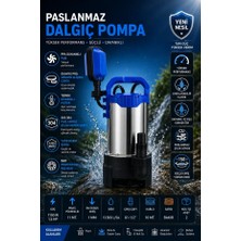 Optivex 1100W 1.5hp Paslanmaz Kirli Su Dalgıç Pompa 10 Metre Kablolu 19.000 Litre/saat