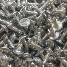 TUĞRA HIRDAVAT Rysb 3.9X19 mm 1000 Adet Beyaz Pul Başlı Matkap Uçlu Vida Otomatik Vida