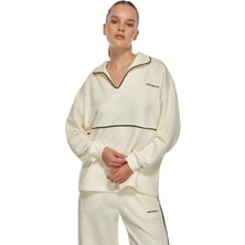 New Balance Nb Lifestyle Women Sweatshirt WNC3402-SST Beyaz Sweatshirt