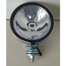 Üniversal Traktör Farı Kromlu Nikelli Camlı Ledli H3 Ampul Uyumlu 1 Adet Ayfar 606664